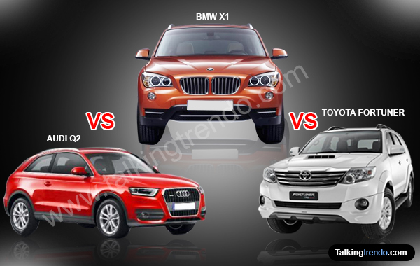 Comparison bmw x1 and toyota fortuner